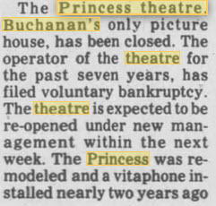 Hollywood Theatre - 27 OCT 1982 50 YEAR RETROSPECTIVE ARTICLE